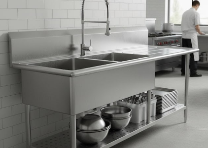O que a ANVISA exige de uma pia em inox para cozinha industrial?