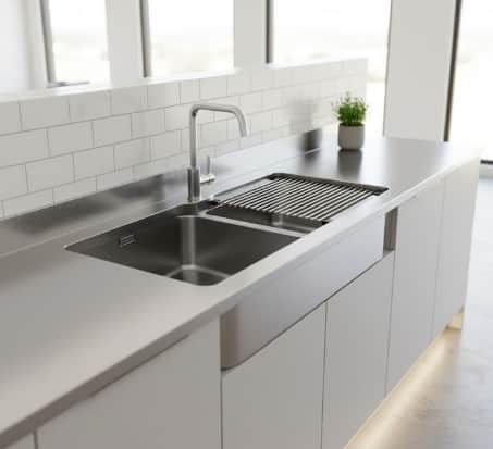 Porque investir em balcão para pia de cozinha em aço inox